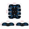 Rechargeable 2026 EMS Microcurrent Abdominal Muscle Trainer