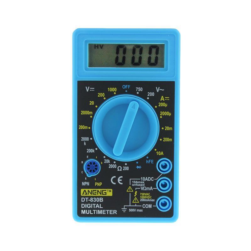 DT830B LCD Multimètre Numérique Voltmètre Ampèremètre Ohmmètre AC DC Testeur Meter À faire soi-même
