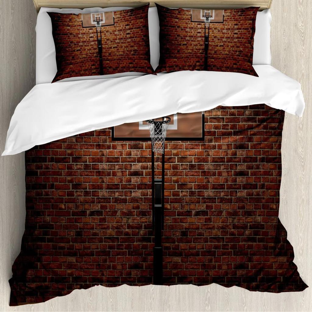 Basketball Down Comforter Set Bedding Set 3-piece Duvet Cover Set