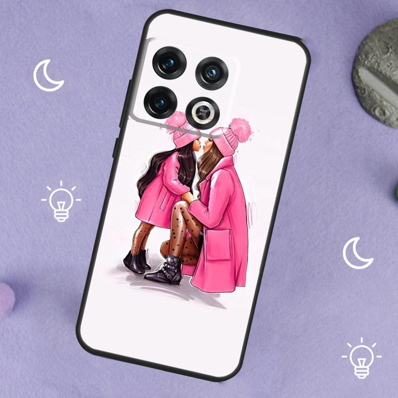 Baby Mom Daughter Girl Son Dad Case For OnePlus 13R 12R 10R 13T 15 13 12 11 8T 10T Nord CE 4 3 2 Lite N20 N30 Nord 5 Cover
