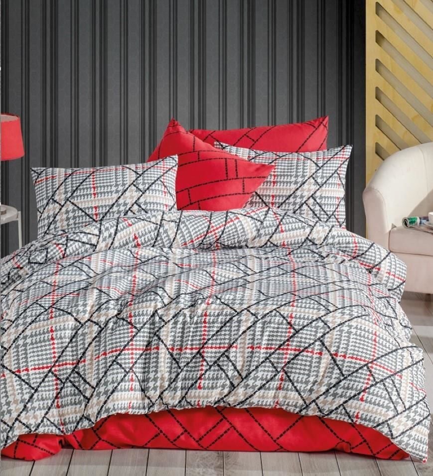 

Пододеяльник Dünya Classic Двойной пододеяльник Felix Red