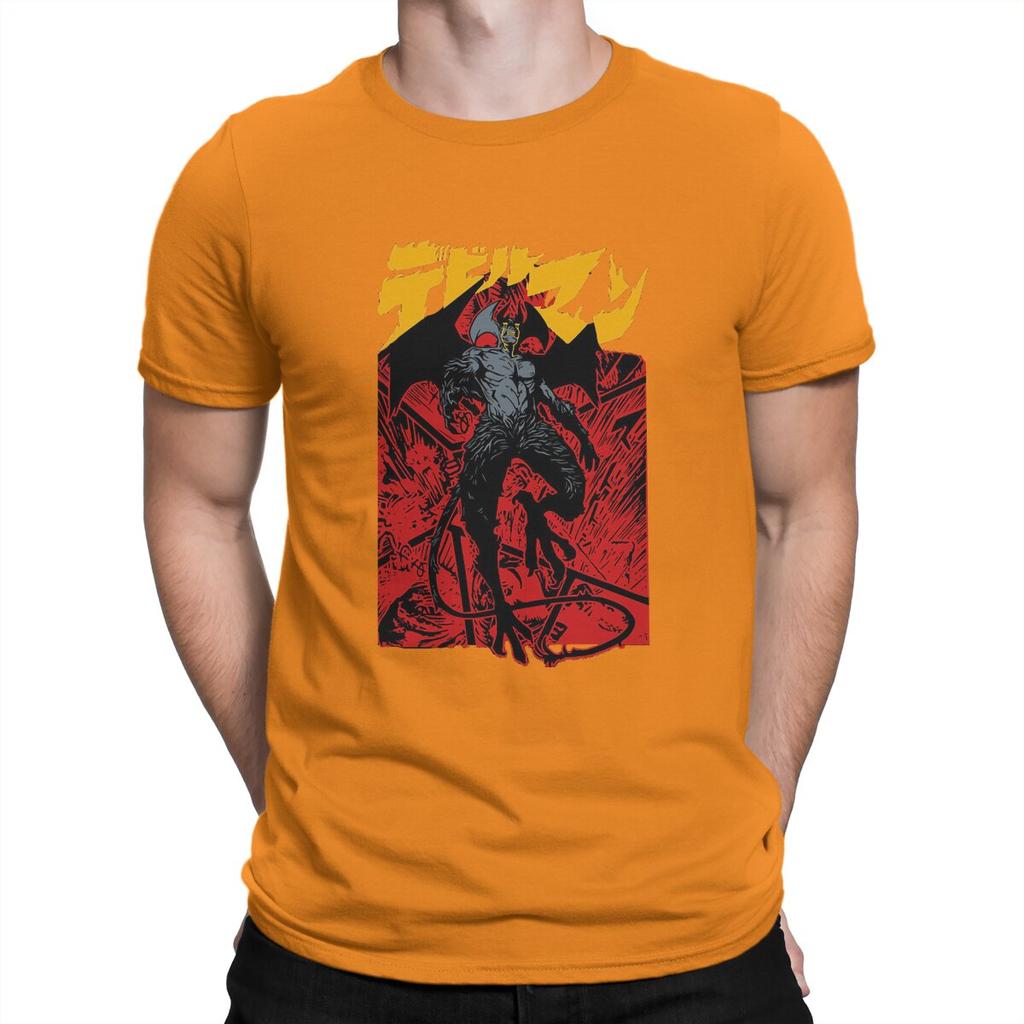 Devilman Crybaby Creative TShirt for Men Japanese Network Animation  Collar Basic T Shirt Distinctive Gift Clothes OutdoorWear