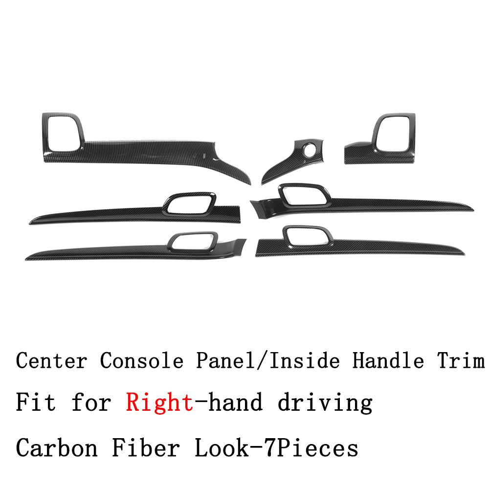 Center Console Door Inner Grab Handle Decoration Cover Trim Stickers for Jeep Grand Cherokee 2011-2025 Car Interior Accessories