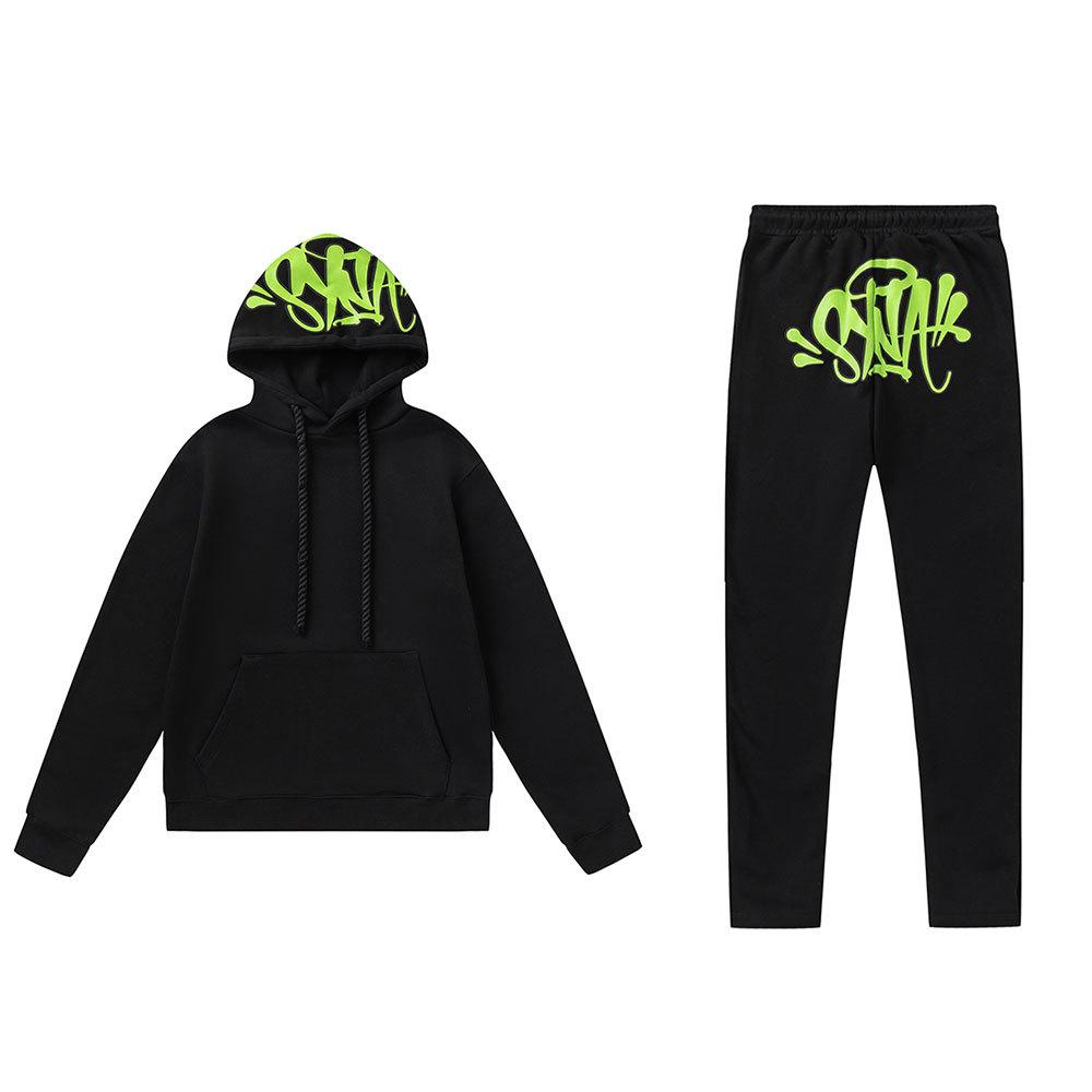 Synaworld 3D-Schaumdruck Unisex Fleece-Hoodie & Jogginghosen Set