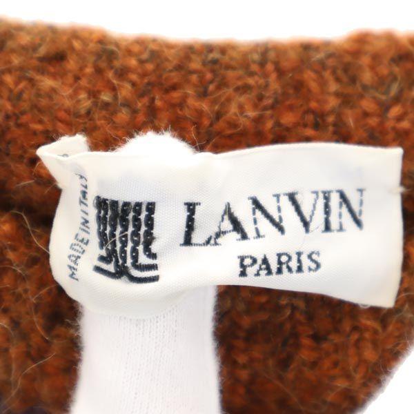 Lanvin Lata 80. 90. Wyprodukowano we Włoszech Stary kombinezon z uchwytem Sweter z długim rękawem dzianinowy Męski Używany