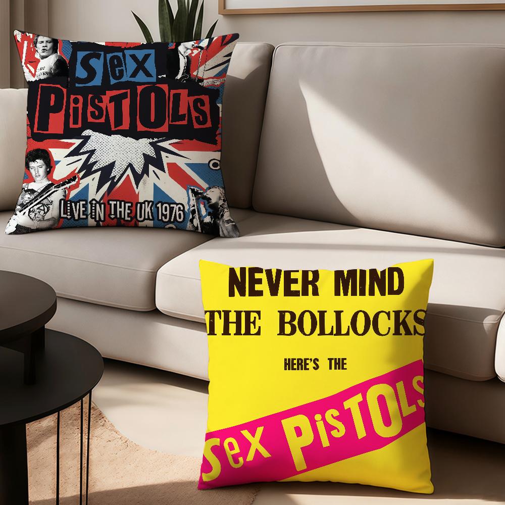Band Sex P-Pistols-S Kissenbezug Geeignet für Schlafzimmer Wohnzimmer Autos Heimdekoration