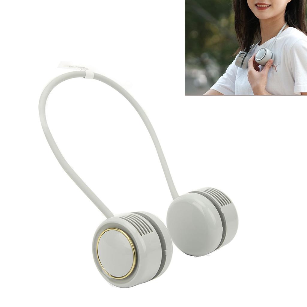 3 Gr Foldable Neck Hanging Fan Silent 3   Bladeless Folding Neck Hanging Fan for School 1600mAh