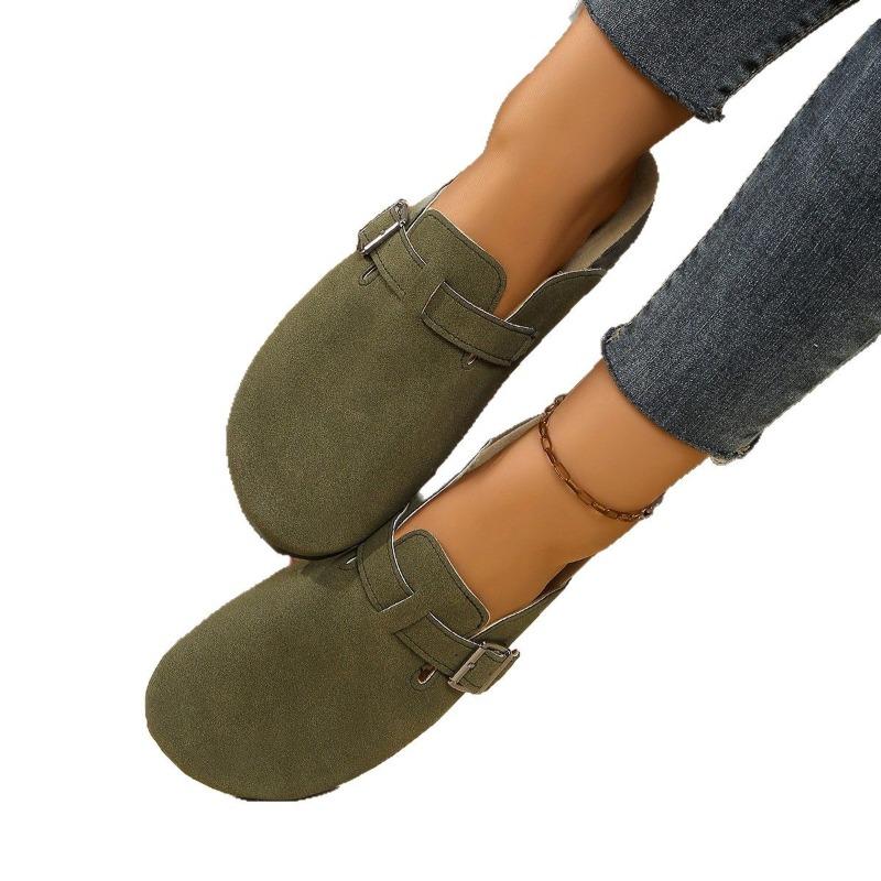 Women’s Closed-Toe Slip-On Birkenstyle Slide Sandals