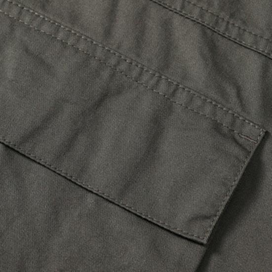 Hem Kurzarm Taschen Einfarbig Locker Knöpfe Hemd für die Schule