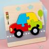 3D Wooden Puzzle Blocks for Toddlers: Educational Snap Fit Toys for Ages 3-6, Boys and Girls
