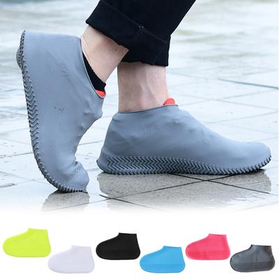 Unisex Silicone Rain Boots Shoe Covers Reusable Waterproof Travel Rain Boots