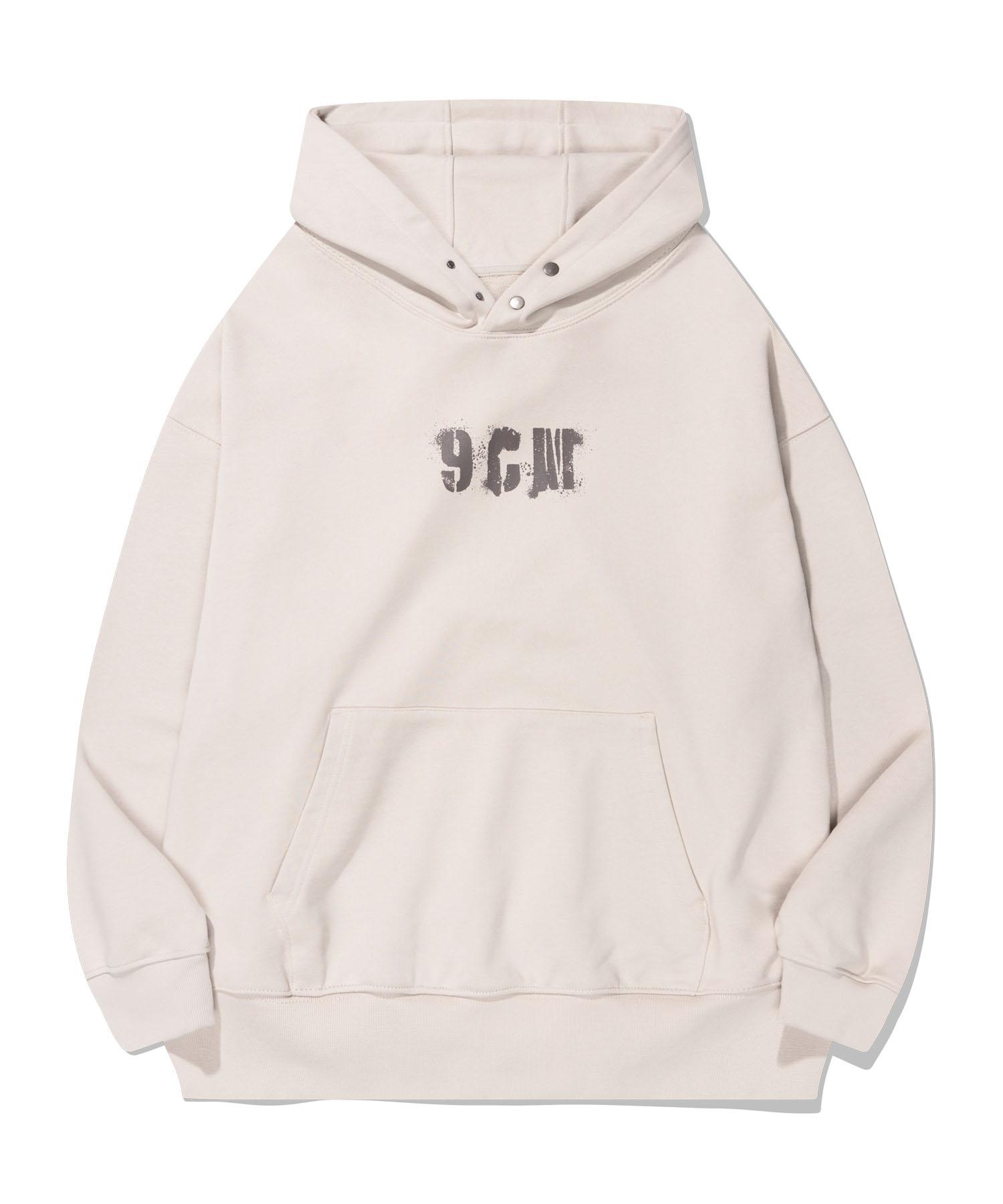 Divine Distance 9Cm Graffiti Hoodie [Sand Beige] L