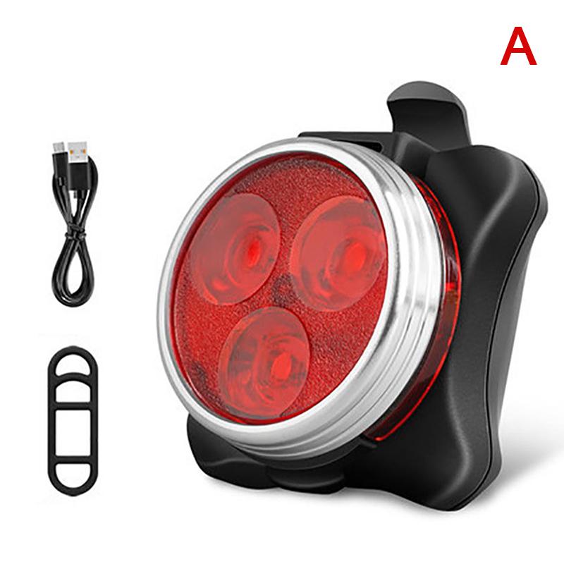 Usb Rechargeable Bike Light Set,Super Bright Front Headlight And Rear Led Bicycle Light,650Mah ,4 Light Mode Options