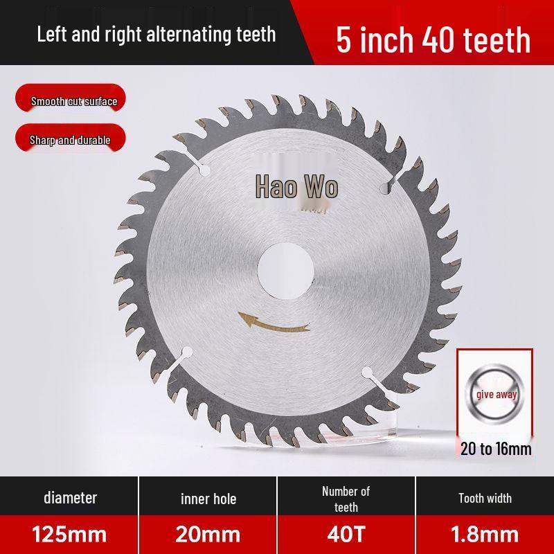 Anti-Nail Carbide Woodworking Saw Blade, Aluminum Cutting, 4-7 Inch for Handheld Angle Grinders