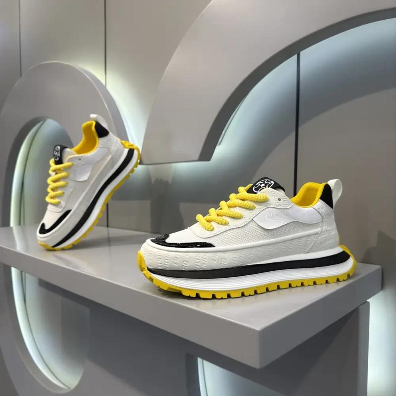 Mode Herren Vulkanisierte Schuhe Plateau Sport Laufschuhe Hohe Qualität Rutschfest Verschleißfest Wanderschuh Männlicher Freizeitschuh