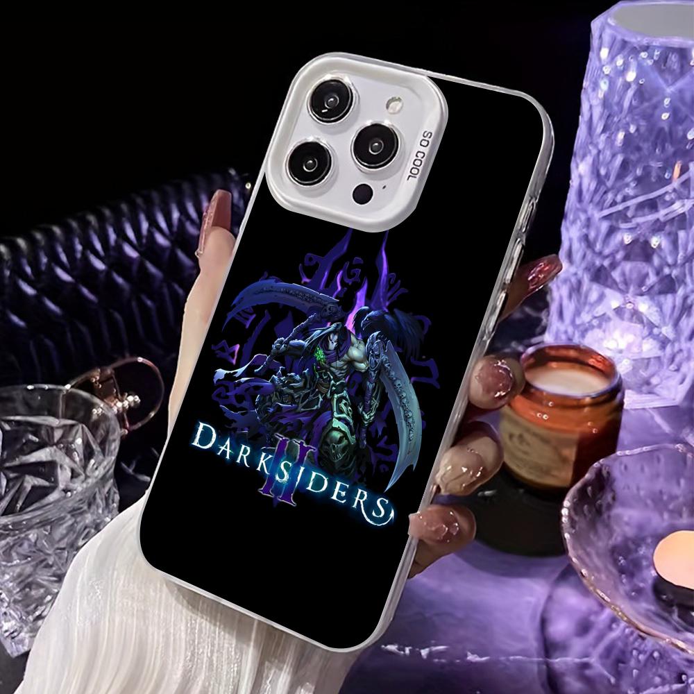Game Darksiders Mobile Phone Case for iPhone 17 16 15 14 13 12 11 X XR XS 8 7 Air Pro Max Plus White Translucent Colorful Cover