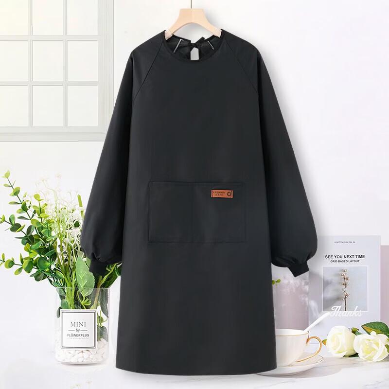 Unisex Waterproof Long-Sleeved Kitchen Apron
