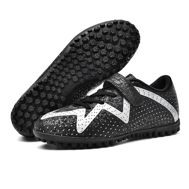 Velcro Small Size Girls Kids Boys Teens Low Top Kids Sneakers Shattered Nails Soccer Shoes 29