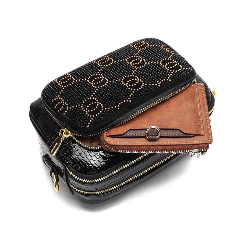 Women's bag new fashion summer small satchel premium messenger bag versatile hot diamond women's bag tide