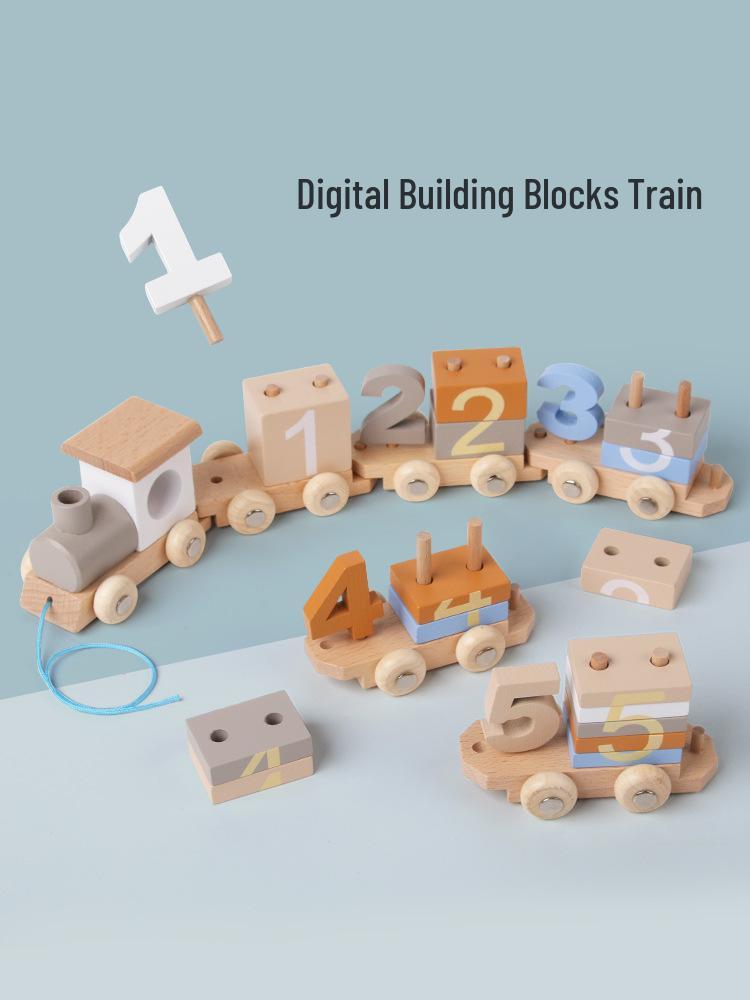 

Cross-border Wooden Number Train: Children s Educational Toy for Number Stacking and Cognitive Development