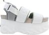 Yosuke Women's White Combination Sandals, Size 24.0 Cm, 2810134