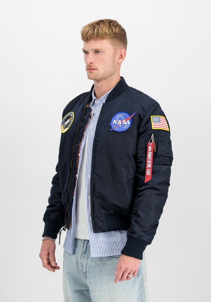 Зимняя куртка Alpha Industries MA1 VF NASA rep.blue (166107-007)