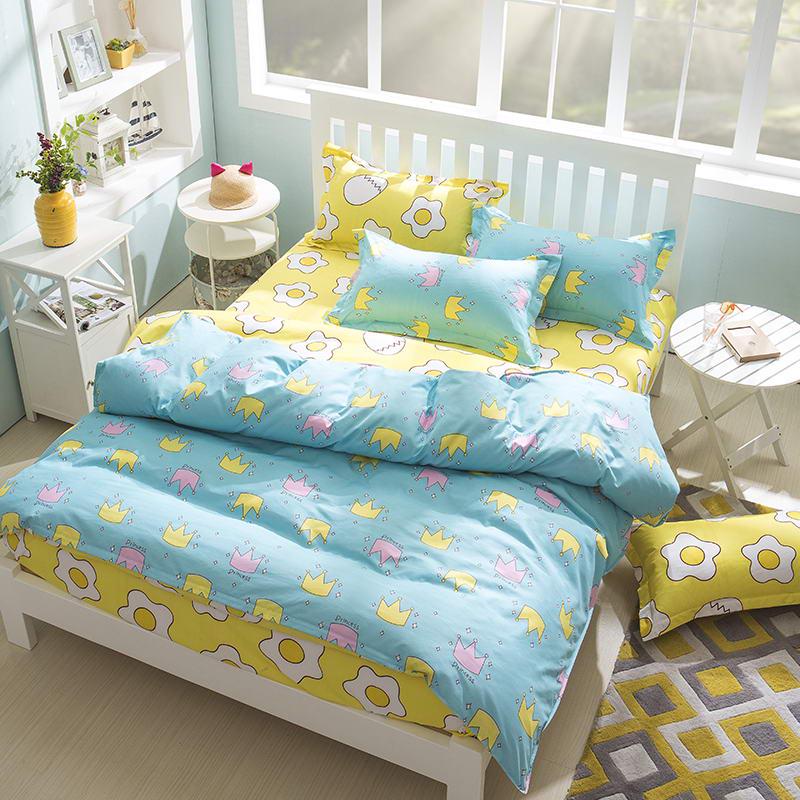 WTEMPO Sheet Pillowcases Bedclothes 4pcs Bedding Set Queen Size Queen Duvet Cover Bed Set