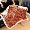 1pc Lamb Velvet Blanket 3D Fashion Design Sherpa Plush Super Soft Fluffy Warm Comfortable Bed Blanket Suitable for Sofa Living