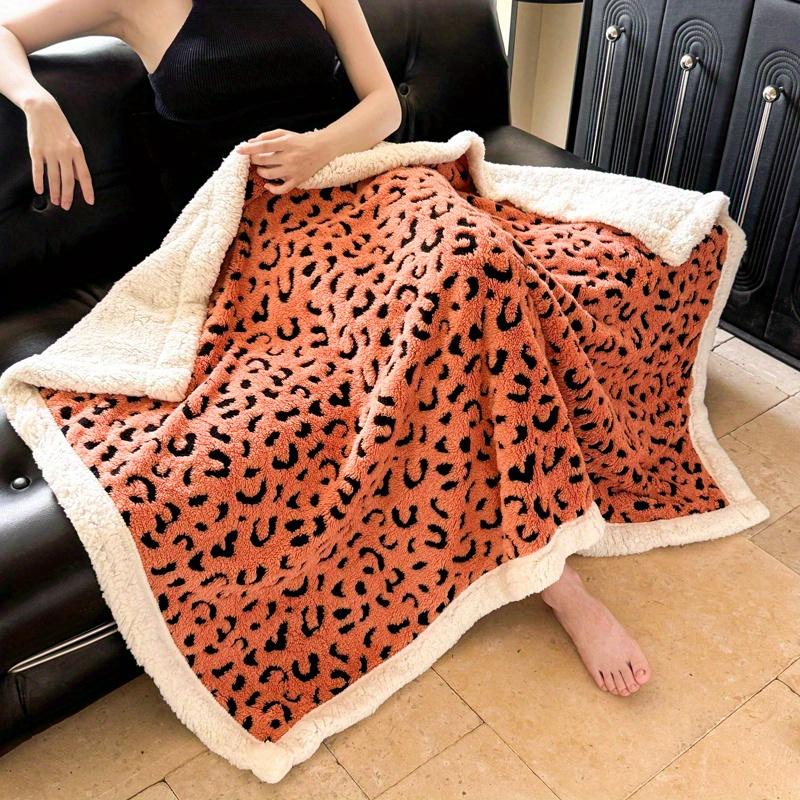 1pc Lamb Velvet Blanket 3D Fashion Design Sherpa Plush Super Soft Fluffy Warm Comfortable Bed Blanket Suitable for Sofa Living