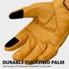 Gants de Moto Respirants en Été et Chauds en Hiver Moto Tout-Terrain Anti-Chute Tactiles Gants de Conduite Gants en Cuir Rétro