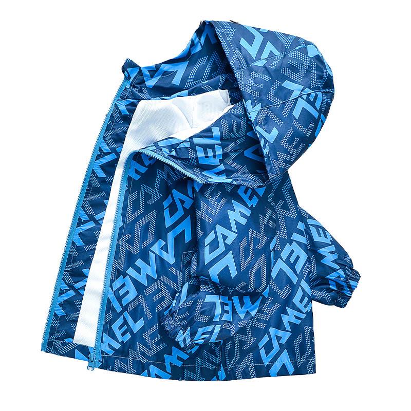 Boys' Trendy Spring/Autumn 2025 Windbreaker - Korean Style Outerwear for Kids