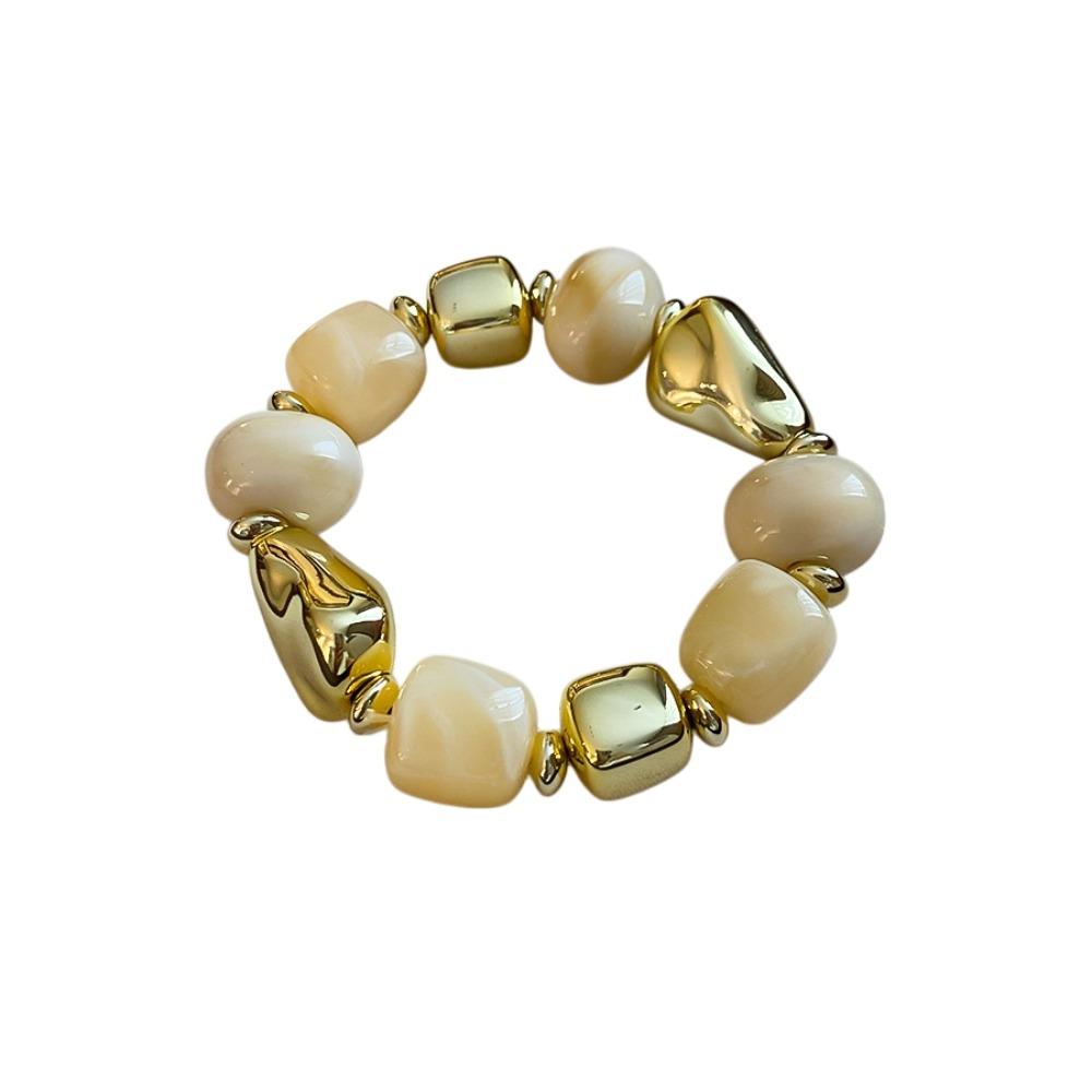 Böhmischer Perlen Acryl Armreif Europa Amerikanischer Stil Retro Handring Unregelmäßiges Armband Geschenk