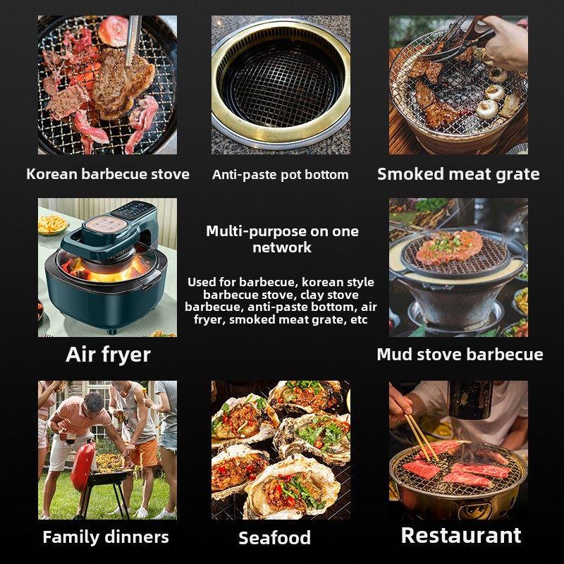 Suporte Multifuncional para Grelha e Fogão de Aço Inoxidável 304 de 70cm