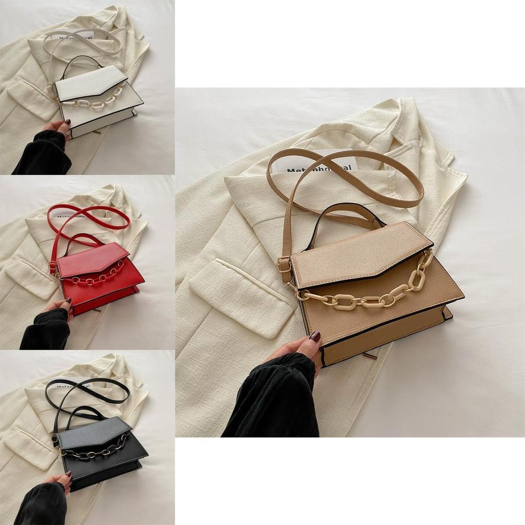 Chic Red Small Crossbody Bag Fashionable Simple Design For Modern Outfits