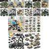 Military Battleship Building Blocks Set For Kids With Plastic Pieces And Large Size