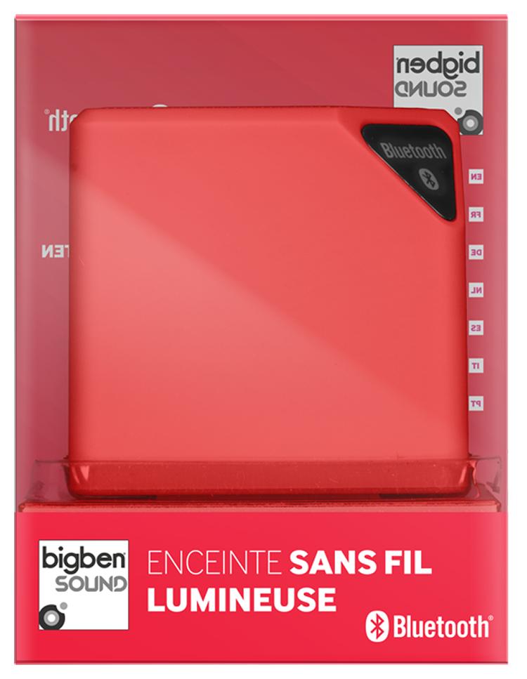 Głośnik bezprzewodowy Bluetooth Bigben BT14 Czerwony , BigBen
