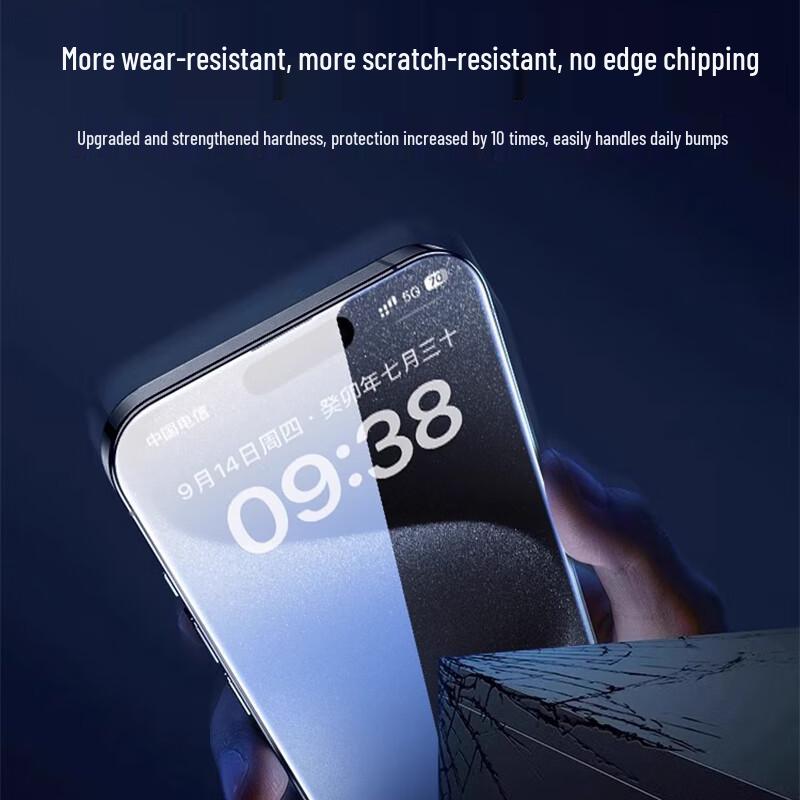 Anti-Peep Tempered Glass Screen Protector for iPhone (2-Pack)