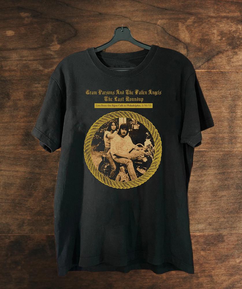 

Gram Parsons and the Fallen Angels Band Live Tour Gift For Fan T-shirt Unisex T-Shirt M