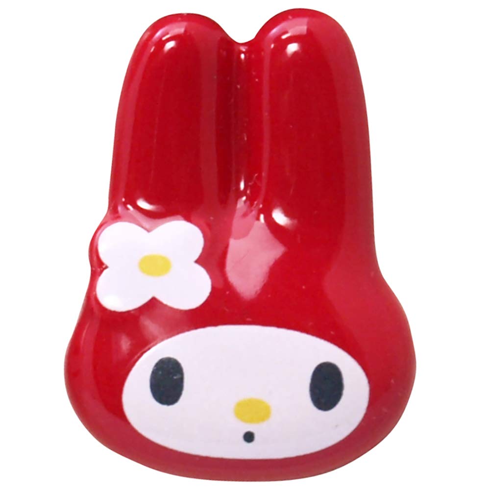 Sanrio Face Chopstick 4 x 3 Made in 501512 "My Melody" Rest, Approx. cm, Japan,