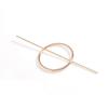 Alloy Geometric Hair Clip Japanese Style Circle Headpiece Casual Hair Accessories  For Girls