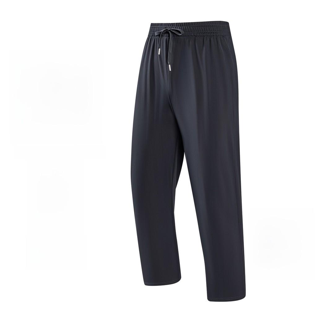 Mens Ice Silk Casual Pants With Quick Dry Fabric For Summer Active Wear