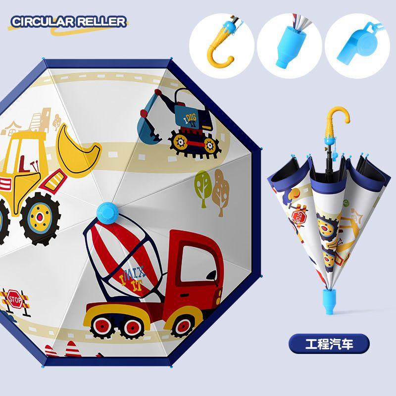 

Children s Umbrella Long Handle Cute Animal Boys and Girls Kindergarten Primary School Students Special Safety Rain Or Shine Dual-Use Umbrella