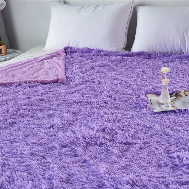 Plush Velvet Double-Layer Blanket for Kids Sofa or Quilt Cover