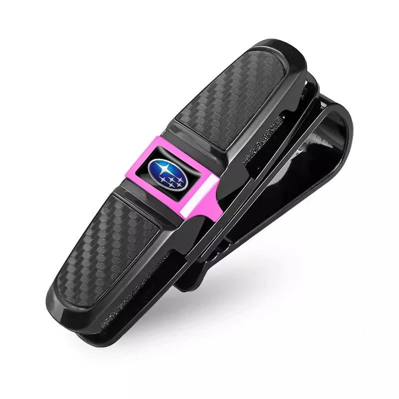 Subaru Car Sun Visor Glasses Clip Sunglasses Storage Holder for Impreza STI Legacy Outback WRX BRZ Forester XV Crosstrek Exiga ge3