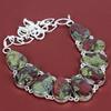 Dragon Bloodstone Necklace 925 Sterling Silver Necklace Adjustable Chain Necklace Original Gemstone Necklace Handmade Jewelry Gifts for Mom