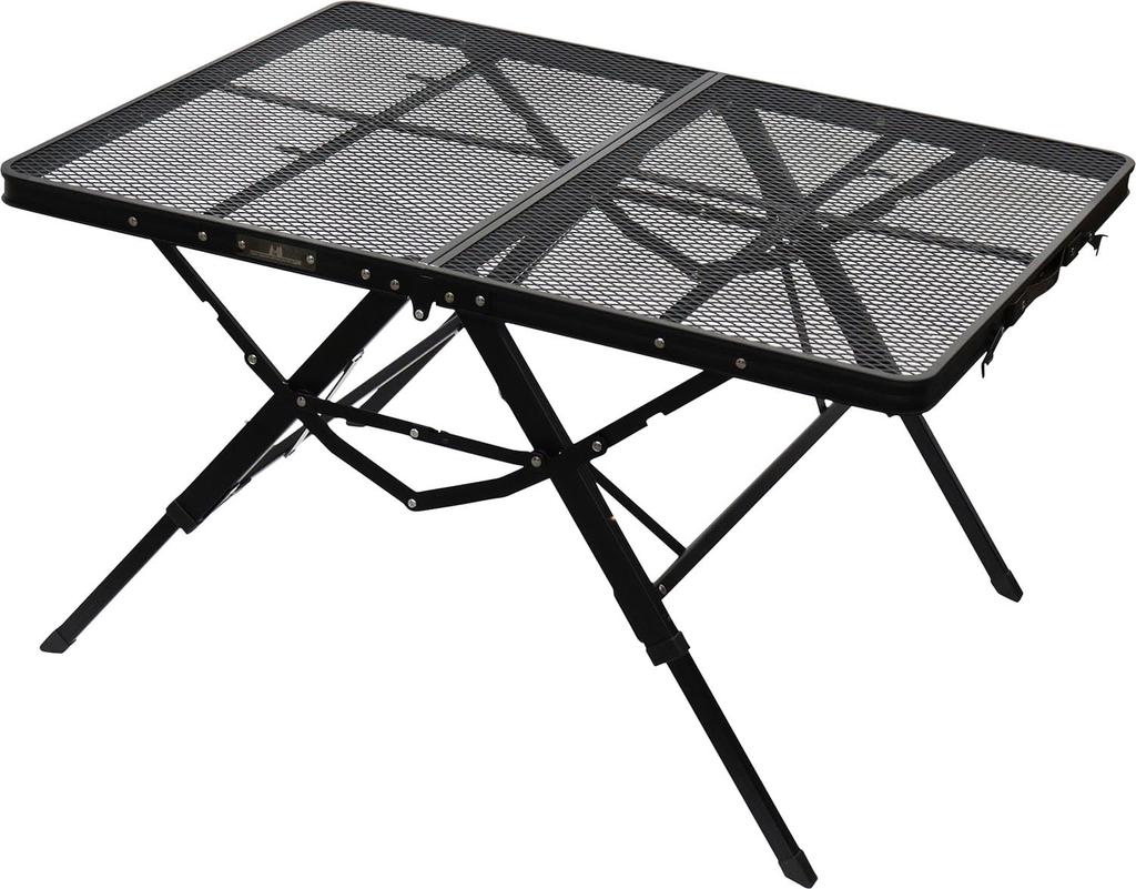 ogawa Outdoor Desk 3 High Low Table Tough Mesh II Black 1991