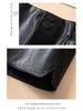 2023 Trendy Women's High Waist PU Leather Shorts - A-line, Loose Fit for Autumn/Winter, Perfect with Boots