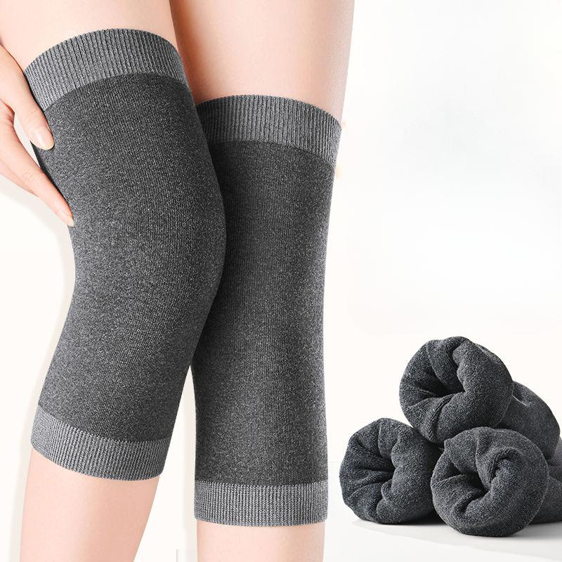 Thickened Fleece-Lined Knee Warmers Unisex Self-Heating Essential for Elderly Knee Warmth
