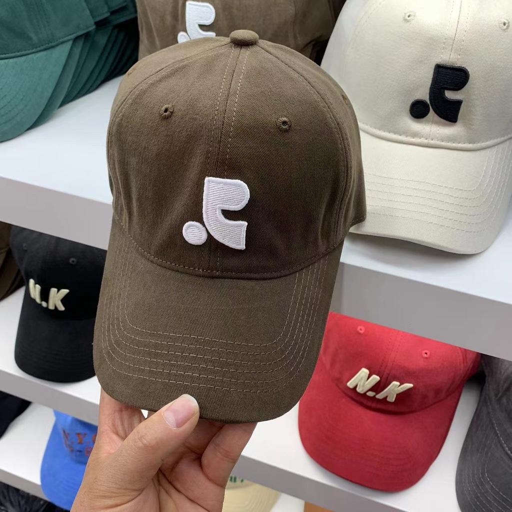 Korean-style Labeled Baseball Cap for Men and Women Trendy Casual Baseball Cap