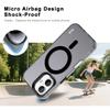IMAK For iPhone 16 Case Compatible with MagSafe Candy Color Anti Drop TPU+PET Back Cover